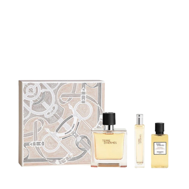 Hermes Terre D'Hermes Parfum (M) 75ml + 15ml + SG 40ml