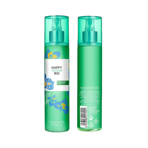 UCB Benetton Happy Green Iris Body Mist 236ml