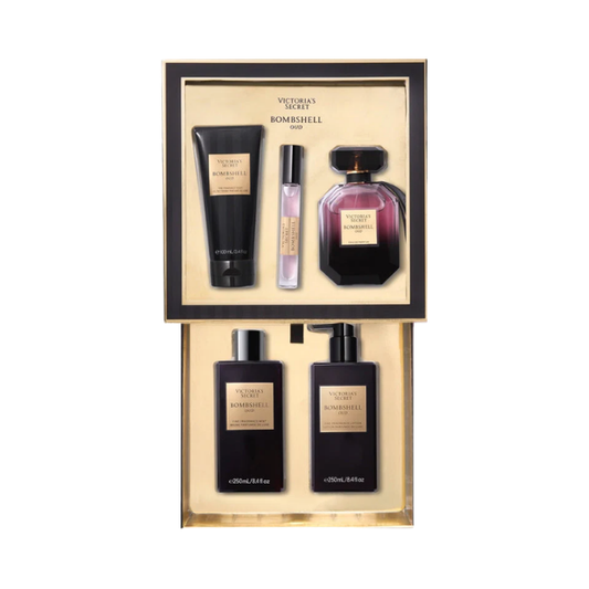 Victoria's Secret Bombshell Oud EDP 100ml + EDP Rollerball 7ml + Mist 250ml + Lotion 250ml + Body Wash 100ml