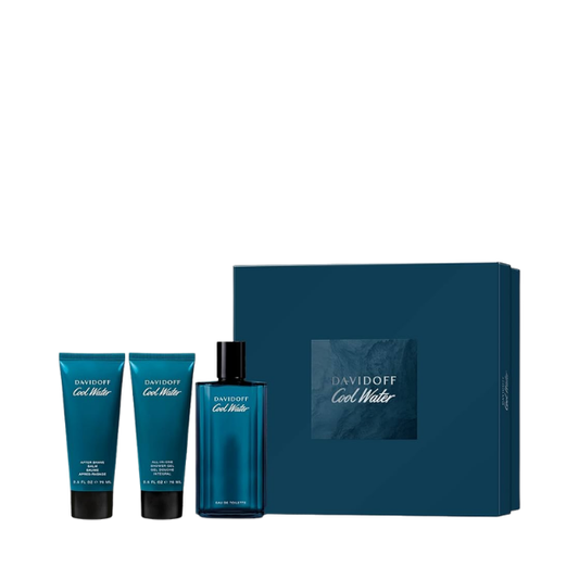 Davidoff Cool Water (M) EDT 125ml + SG 75ml + ASB 75ml