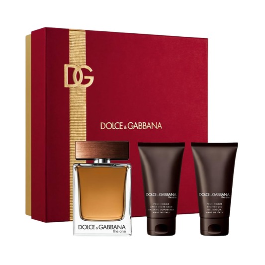 D&G The One (M) EDT 100ml + SG 50ml + ASB 50ml HARD BOX