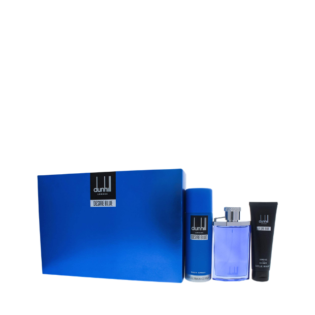 Dunhill Desire Blue EDT (M) 100ml + SG 90ml + Body Spray 195ml