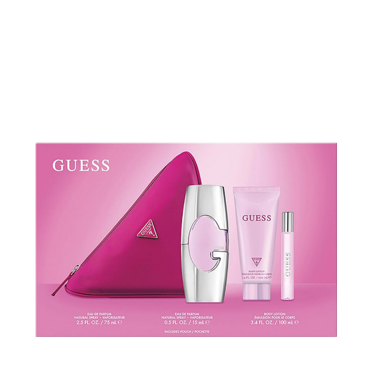 Guess Pink EDP (L) 75ml + BL 100ml + EDP 15ml + POUCH