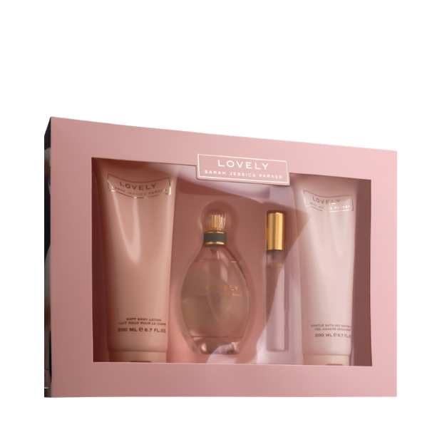 SJP Lovely EDP (L) 100ml + BL 200ml + EDP 15ml + B&SG 200ml