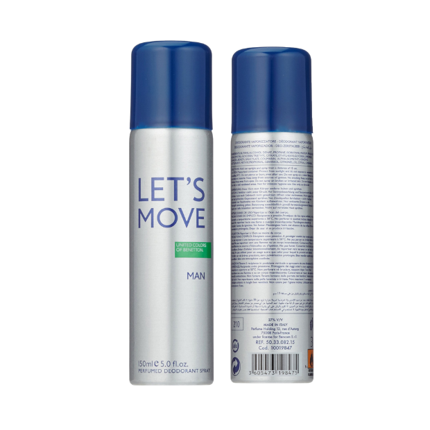 UCB Benetton Let's Move (M) Perfumed Deo Spray 150ml